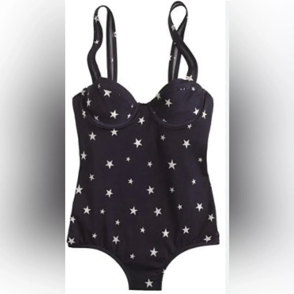 Pret-a-Surf x J.Crew Star Print One Piece Swimsuit